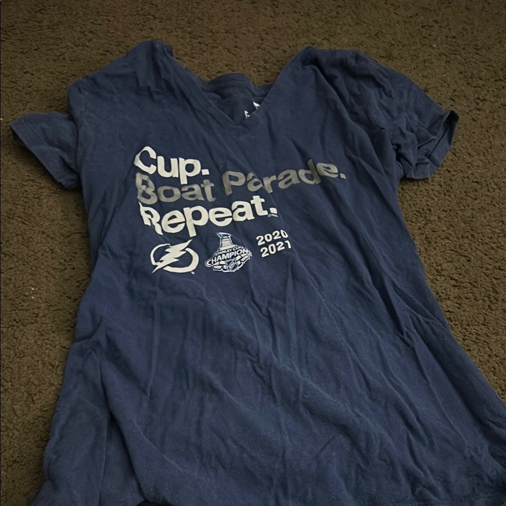 Tampa Bay Lightning Blue Graphic Tee